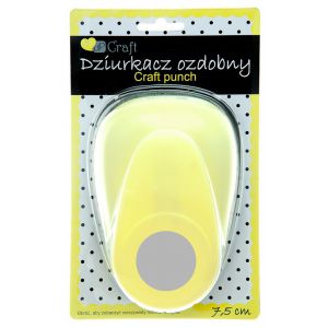 Dziurkacz ozdobny dpCraft 7,5cm Koło