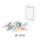 Spinacze dpCraft Classic kolorowe 28mm, 60szt
