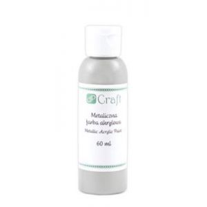 Farba akrylowa dpCraft metaliczna, 60ml Silver