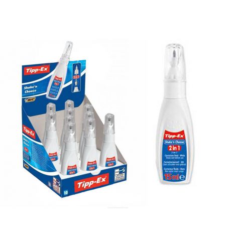Korektor w płynie/pisak Bic Tipp-Ex 15ml Shake'n Choose - 3