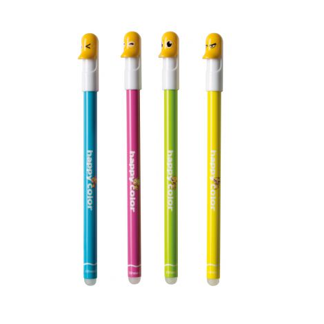 Długopis wymazywalny Happy Color Kaczki, 0.5mm Niebieski
