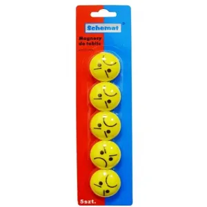 Magnesy Schemat Buźki, 5szt 3.5cm