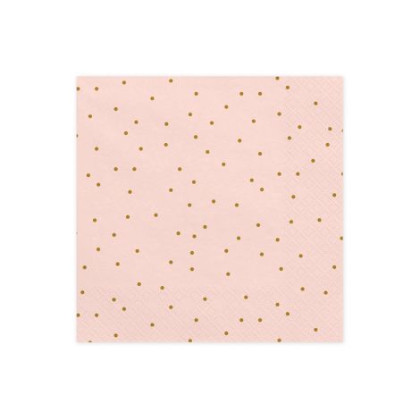 Serwetki Kropeczki, 16,5 x 16,5 cm, 20 sztuk