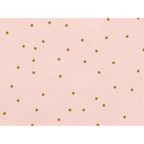 Serwetki Kropeczki, 16,5 x 16,5 cm, 20 sztuk - 2
