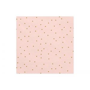 Serwetki Kropeczki, 16,5 x 16,5 cm, 20 sztuk