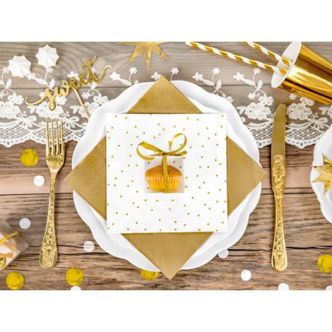 Serwetki Kropeczki, 16,5 x 16,5 cm, 20 sztuk - 2