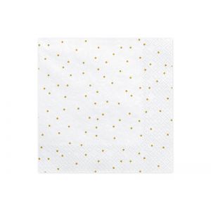 Serwetki Kropeczki, 16,5 x 16,5 cm, 20 sztuk