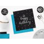 Serwetki Happy Birthday, 16,5 x 16,5 cm, 20 sztuk - 6