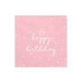 Serwetki Happy Birthday, 16,5 x 16,5 cm, 20 sztuk - 2