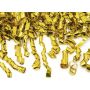Tuba z serpentynami PartyDeco, złota, 60cm - 4