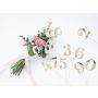Numery na stół, złoty, 25,5-26,5cm, 11 sztuk - 8