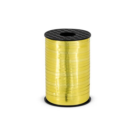 Wstążka plastikowa, złota, 5mm/225m