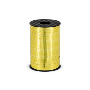 Wstążka plastikowa, złota, 5mm/225m