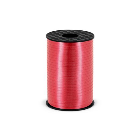 Wstążka plastikowa, czerwona, 5mm/225m