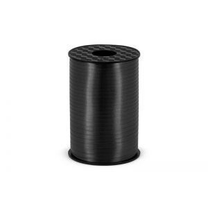 Wstążka plastikowa, czarna, 5mm/225m