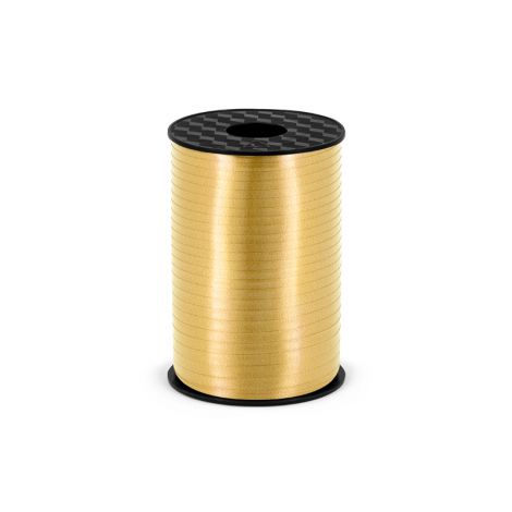 Wstążka plastikowa, złota, 5mm/225m