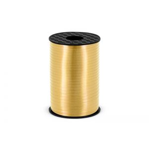 Wstążka plastikowa, złota, 5mm/225m