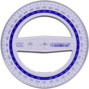 Kątomierz Pratel 360° 12cm