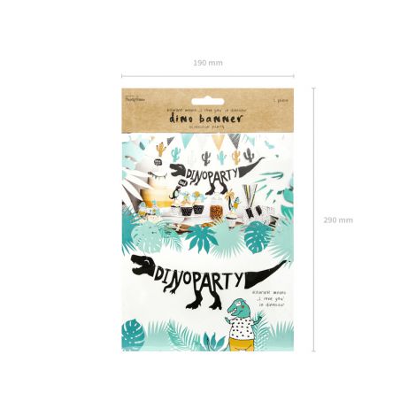 Baner Dinozaury - Dino Party, 20 x 90 cm - 5