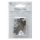 Zawieszka Charms metalowy dpCraft Serce Love srebrne, 1szt