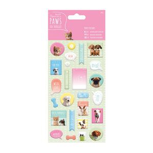 Naklejki dpCraft poduszkowe Papermania - Paws For Tought, 27szt