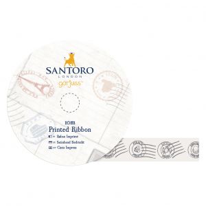 Tasiemka satynowa Santoro Postal, 10m