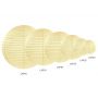 Lampion papierowy, kremowy, 35cm - 3