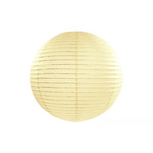 Lampion papierowy, kremowy, 35cm