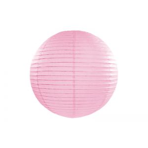 Lampion papierowy, różowy, 25cm