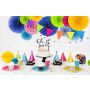 Pompony pluszowe PartyDeco 2cm Zielone jasne, 20szt - 3