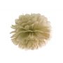 Pompon bibułowy, złoty, 35 cm - 2