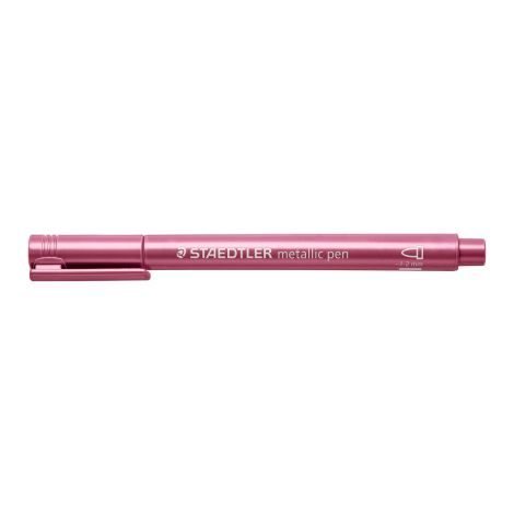 Marker Staedtler Metallic, okrągła końcówka, czerwony