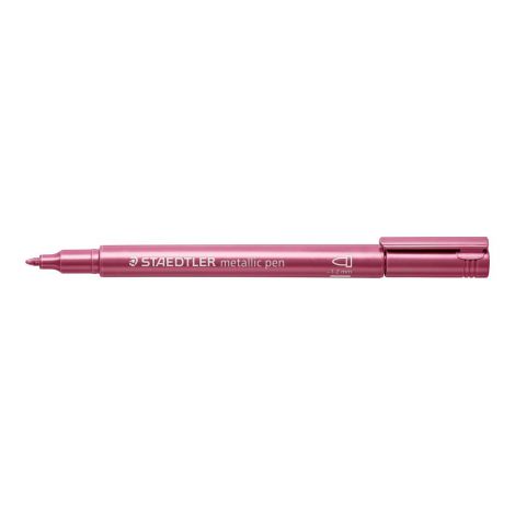 Marker Staedtler Metallic, okrągła końcówka, czerwony - 2