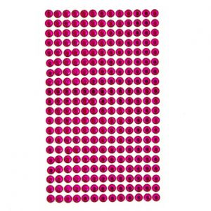 Kryształki samoprzylepne dpCraft 6mm, 260szt, Fuchsia