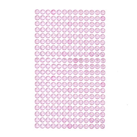 Kryształki samoprzylepne dpCraft 6mm, 260szt, Light Pink