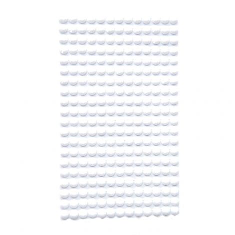 Kryształki samoprzylepne dpCraft 6mm, 260szt, White