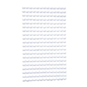 Kryształki samoprzylepne dpCraft 6mm, 260szt, White