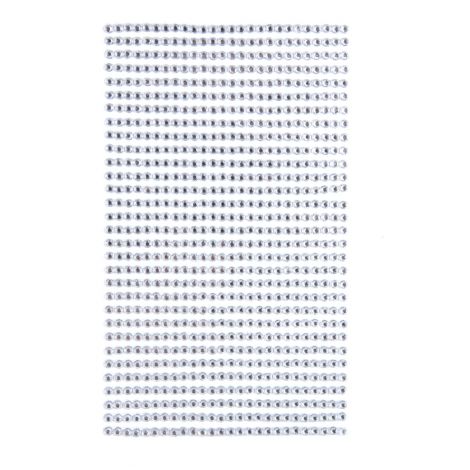 Kryształki samoprzylepne dpCraft 3mm, 806szt, Crystal
