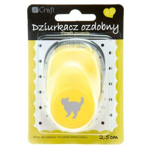 Dziurkacz ozdobny dpCraft 2,5cm Kot
