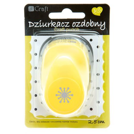 Dziurkacz ozdobny dpCraft 2,5cm Błysk