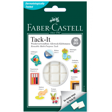 Masa mocująca Faber-Castell Tack-It, 50g, biała