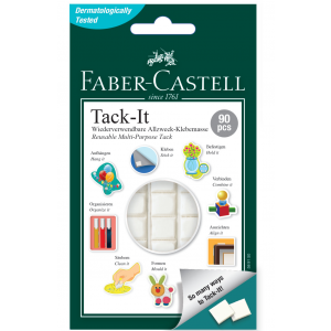 Masa mocująca Faber-Castell Tack-It, 50g, biała