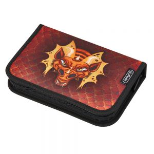 Piórnik składany Herlitz 1k, Smart Dragon, z wyposażeniem