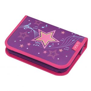 Piórnik składany Herlitz 1k, Smart Melody Star, z wyposażeniem