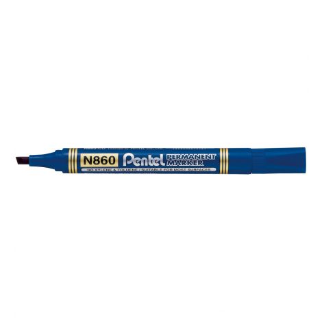 Marker Pentel ze ściętą końcówką, Niebieski - 2