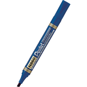 Marker Pentel ze ściętą końcówką, Niebieski