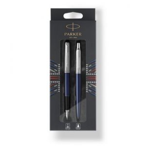 Zestaw Parker Jotter Duo FB + BP, Pióro wieczne + Długopis, Niebieskie
