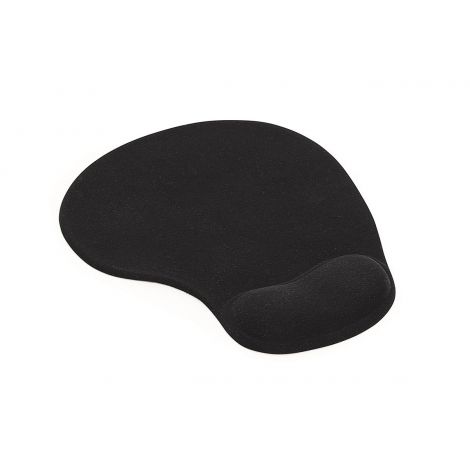 Podkładka pod myszkę i nadgarstek Argo żelowa 23x19cm, Czarna