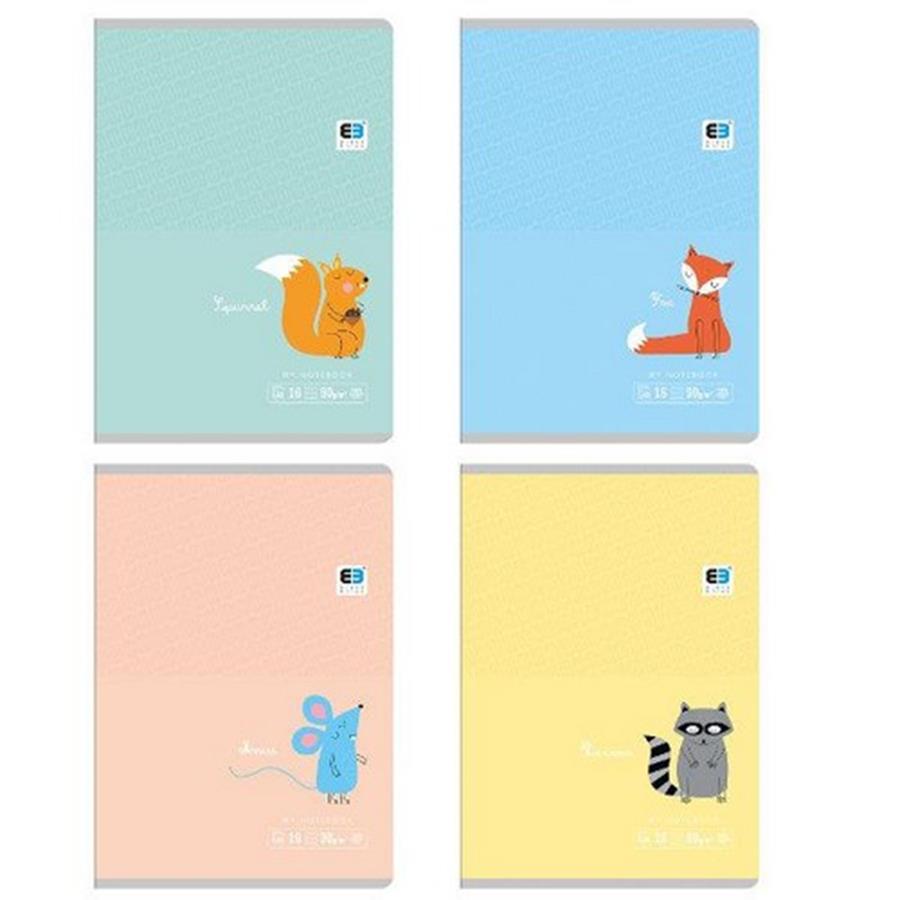 Zeszyt Interdruk B&B Kids Pastel A5/32/90g kratka