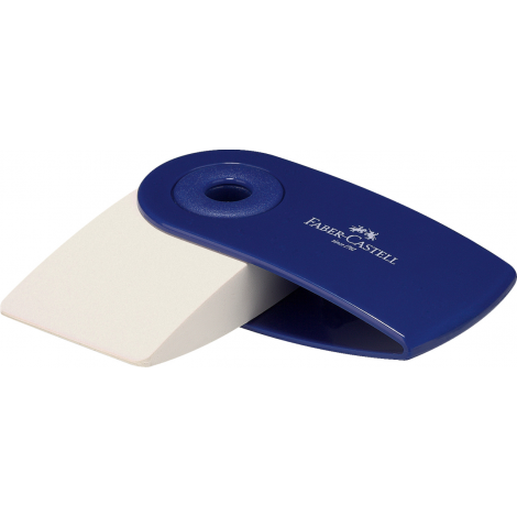 Gumka do mazania Faber-Castell Sleeve Mini, czerwona/niebieska - 3